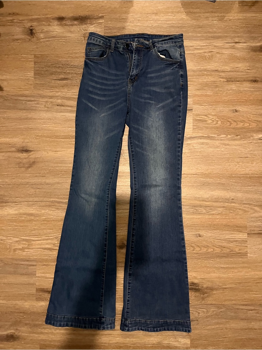 Women’s Dark Blue Flared Jeans